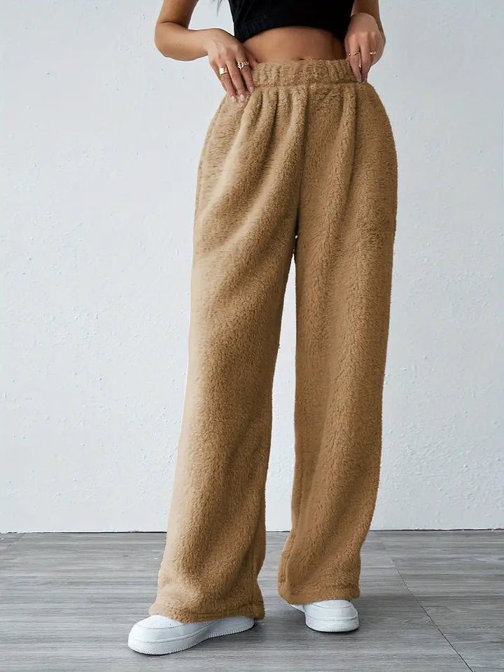 Eliska | Comfy Teddy Joggingbroek-Korte Broeken-Calora-Grijs-S-Calora