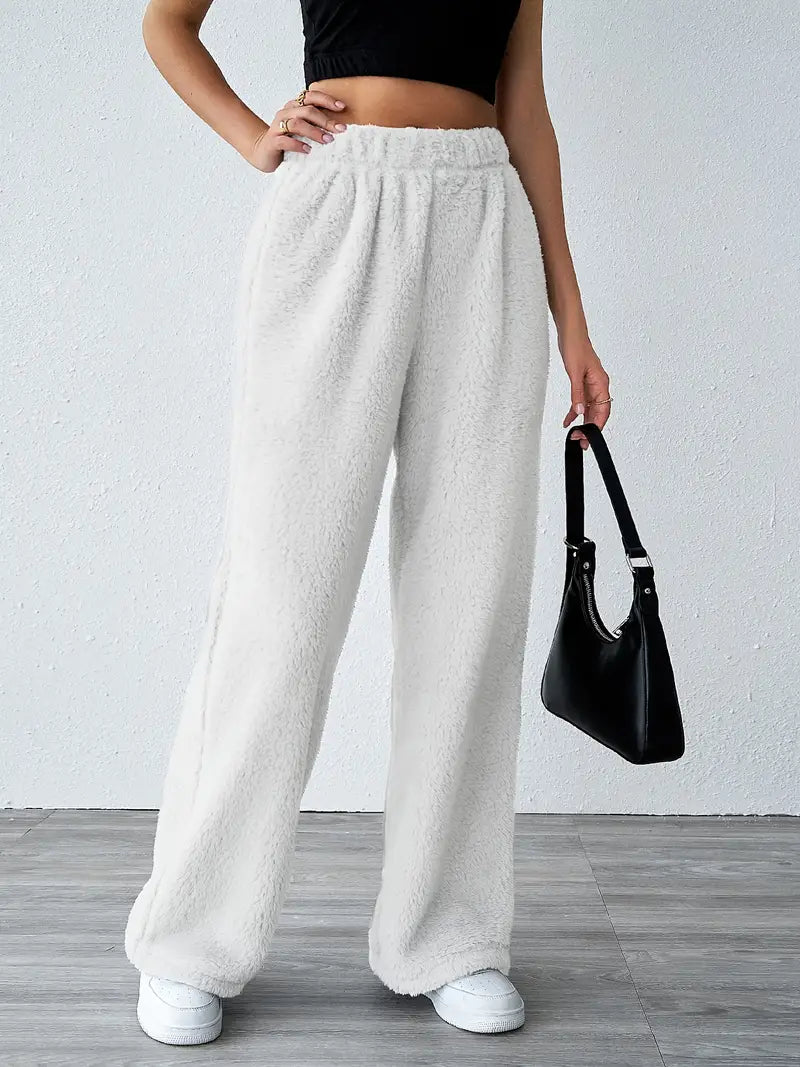 Eliska | Comfy Teddy Joggingbroek-Korte Broeken-Calora-Grijs-S-Calora
