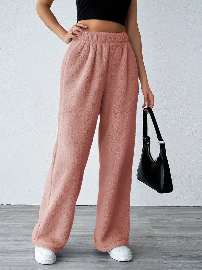 Eliska | Comfy Teddy Joggingbroek-Korte Broeken-Calora-Grijs-S-Calora