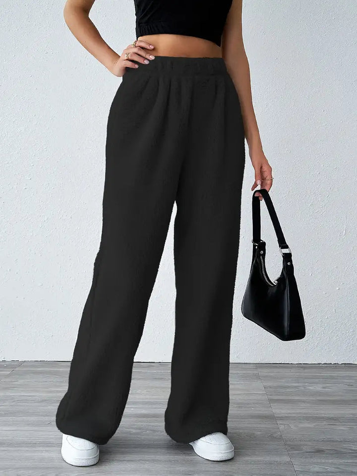 Eliska | Comfy Teddy Joggingbroek-Korte Broeken-Calora-Grijs-S-Calora