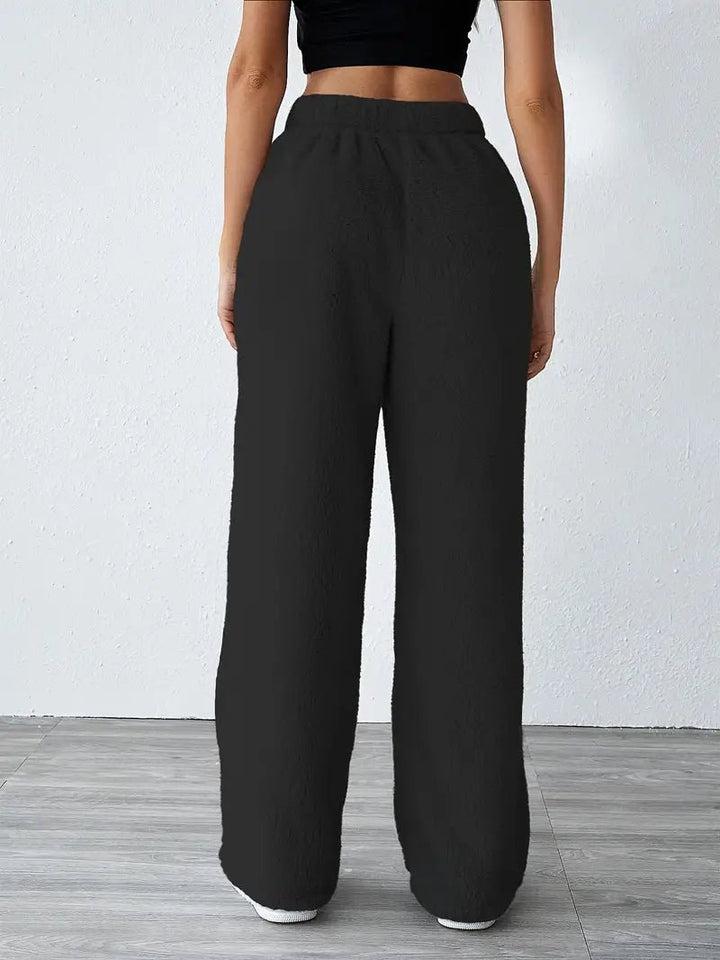 Eliska | Comfy Teddy Joggingbroek-Korte Broeken-Calora-Grijs-S-Calora