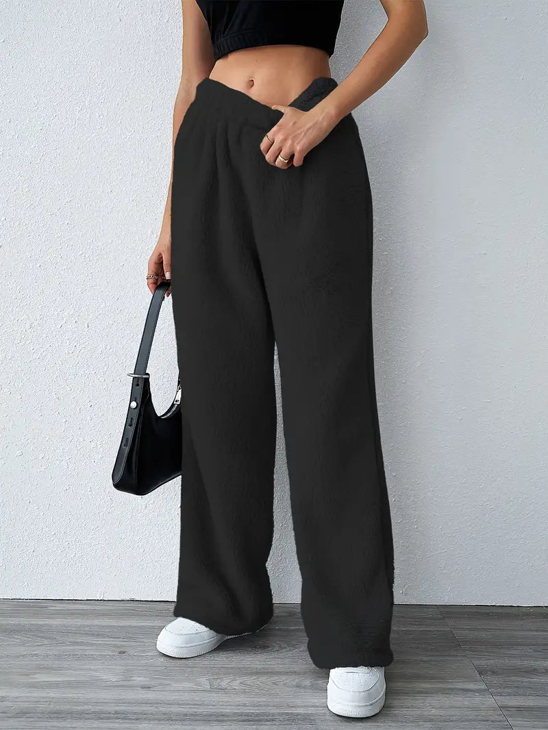 Eliska | Comfy Teddy Joggingbroek-Korte Broeken-Calora-Grijs-S-Calora