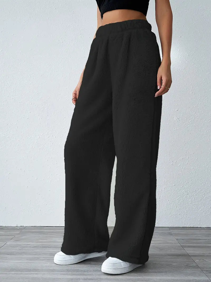 Eliska | Comfy Teddy Joggingbroek-Korte Broeken-Calora-Grijs-S-Calora