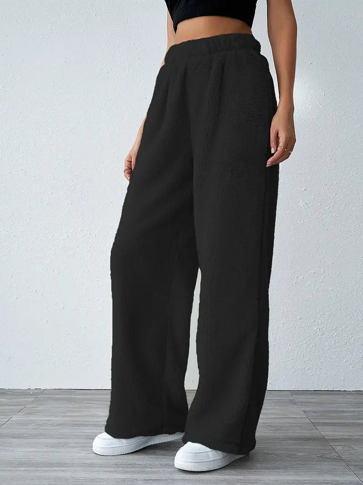 Eliska | Comfy Teddy Joggingbroek-Korte Broeken-Calora-Grijs-S-Calora