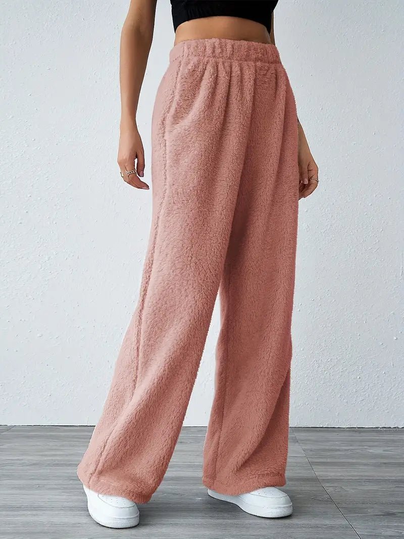 Eliska | Comfy Teddy Joggingbroek-Korte Broeken-Calora-Roze-S-Calora