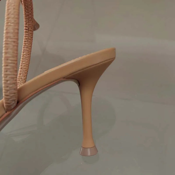 Elle | Hittebestendige Sleehakken met Waterdiamant-Hakken-Calora-36-Calora