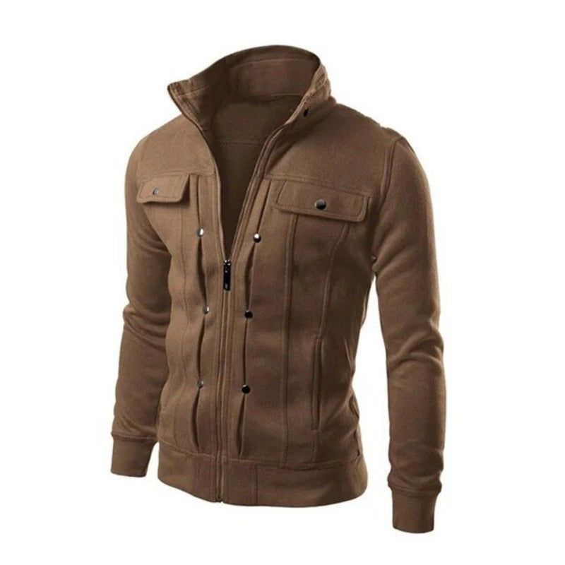 CALORA_ Elvaron | Stijlvol wintervest heren met ritssluiting en warme voering