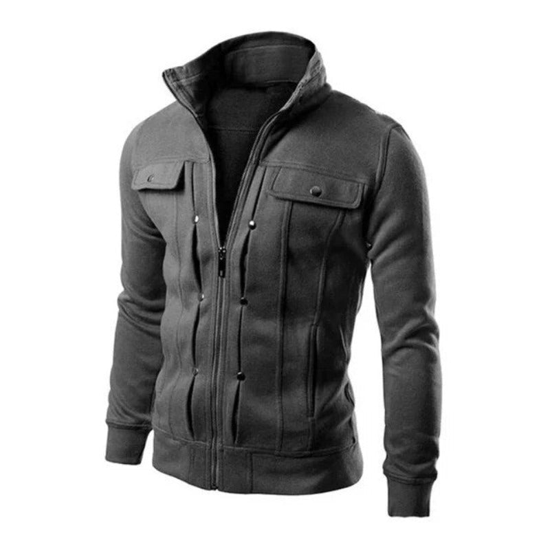 CALORA_ Elvaron | Stijlvol wintervest heren met ritssluiting en warme voering
