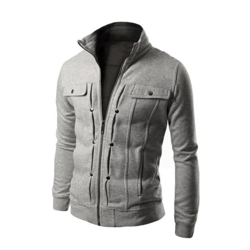 CALORA_ Elvaron | Stijlvol wintervest heren met ritssluiting en warme voering