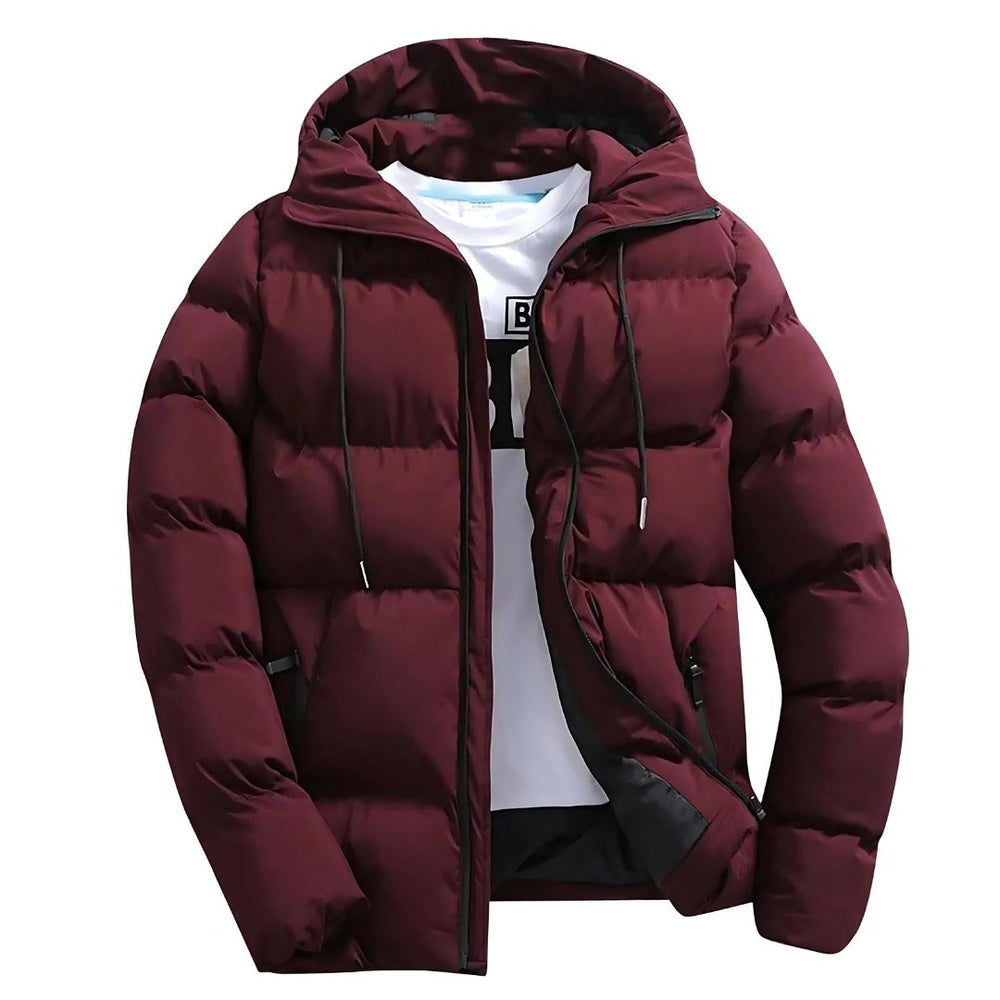 Elvin | Moderne Winterjas Heren Parka-Zomer Jassen-Calora-Rood-XS-Calora