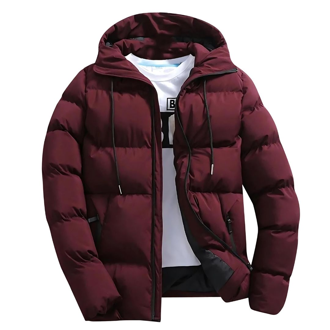 Elvin | Moderne Winterjas Heren Parka-Zomer Jassen-Calora-Rood-XS-Calora