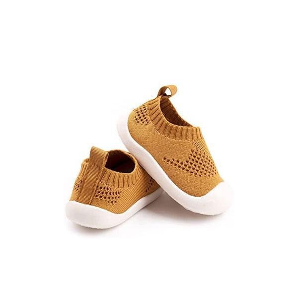 Elysia | Flexibele Anti-Slip Baby Schoenen-Sneakers-Calora-Geel-14 - (Binnenzool 12.0cm)-Calora