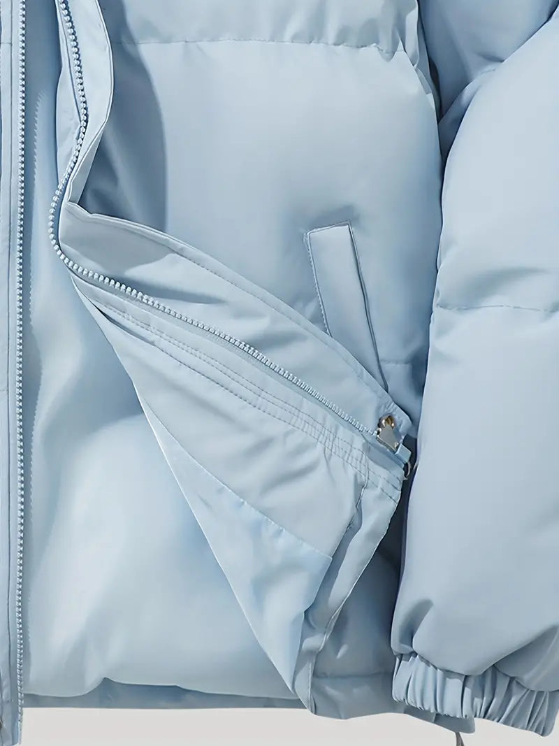 Emerson - Klassieke warme jas met capuchon-Zomer Jassen-Calora-Roze-M-Calora