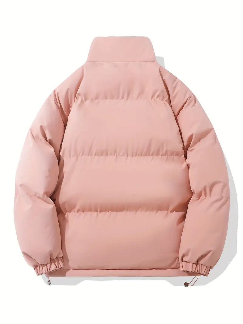 Emerson - Klassieke warme jas met capuchon-Zomer Jassen-Calora-Roze-M-Calora