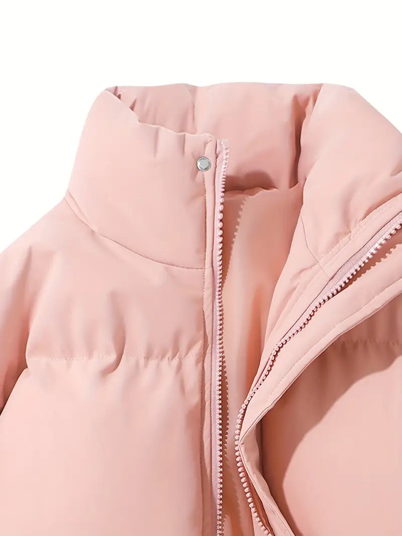 Emerson - Klassieke warme jas met capuchon-Zomer Jassen-Calora-Roze-M-Calora