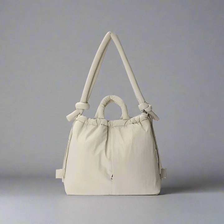Emilia | Unieke Puffer Handtas-Handtassen-Calora-Beige-Calora