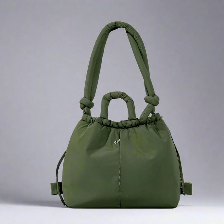 Emilia | Unieke Puffer Handtas-Handtassen-Calora-Leger Groen-Calora