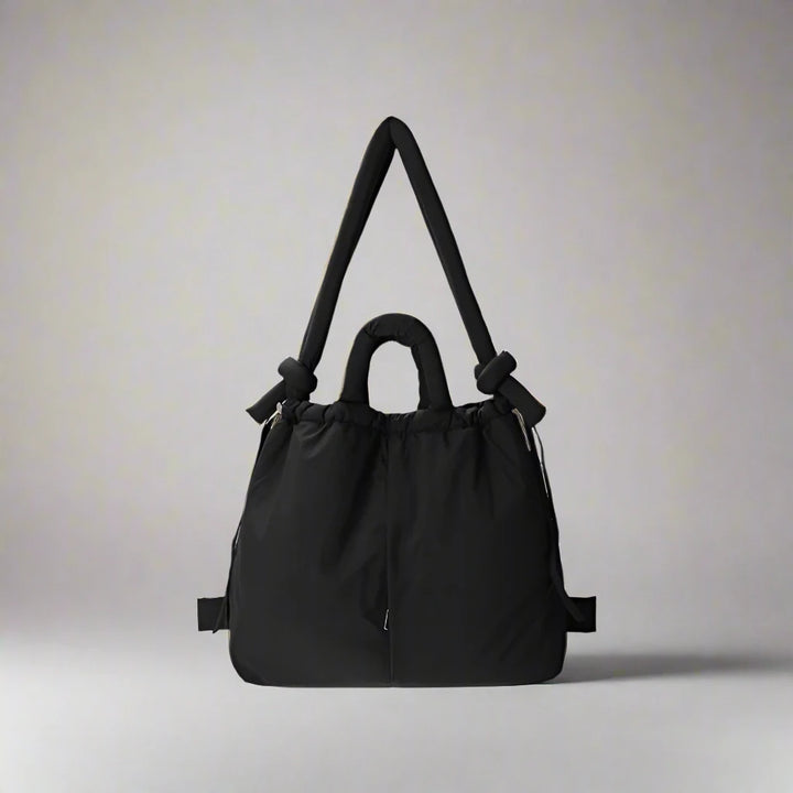 Emilia | Unieke Puffer Handtas-Handtassen-Calora-Zwart-Calora