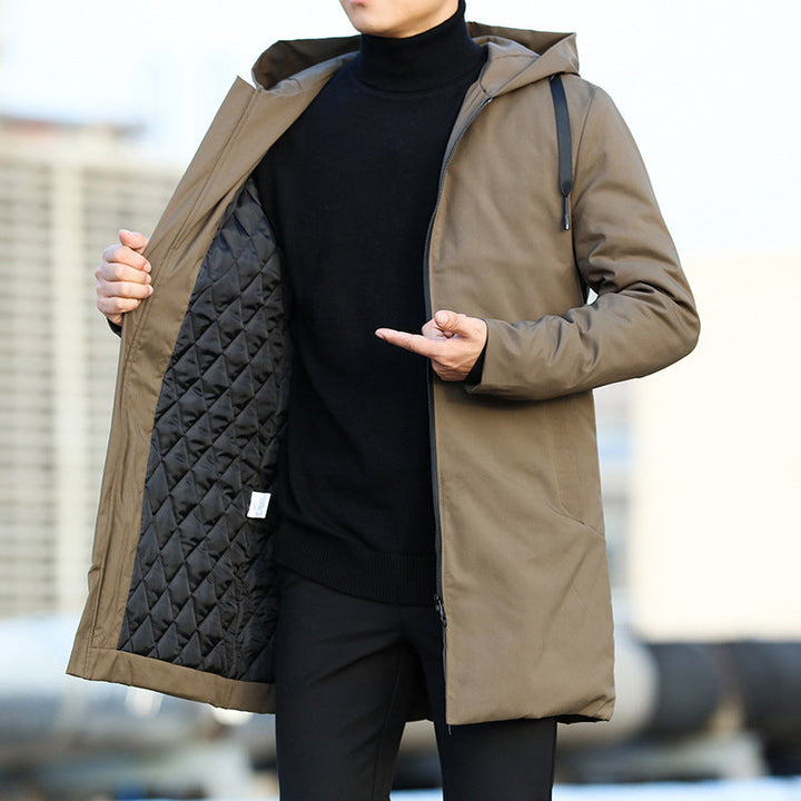 Enzio | Waterdichte Parka Winterjas voor Heren-Zomer Jassen-Calora-Bruin-S-Calora