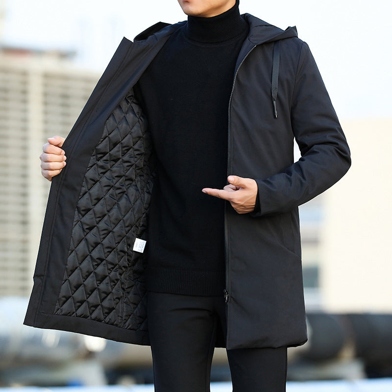 Enzio | Waterdichte Parka Winterjas voor Heren-Zomer Jassen-Calora-Zwart-S-Calora