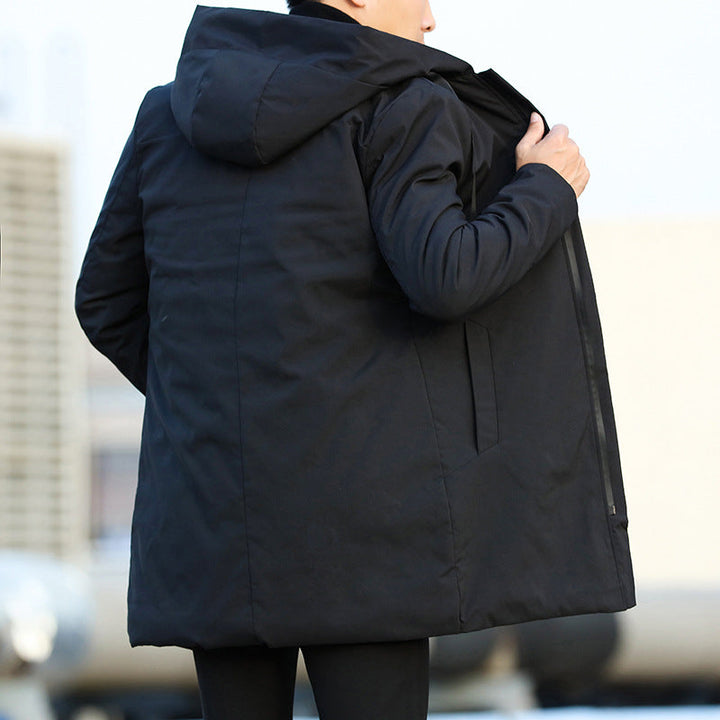 Enzio | Waterdichte Parka Winterjas voor Heren-Zomer Jassen-Calora-Zwart-S-Calora