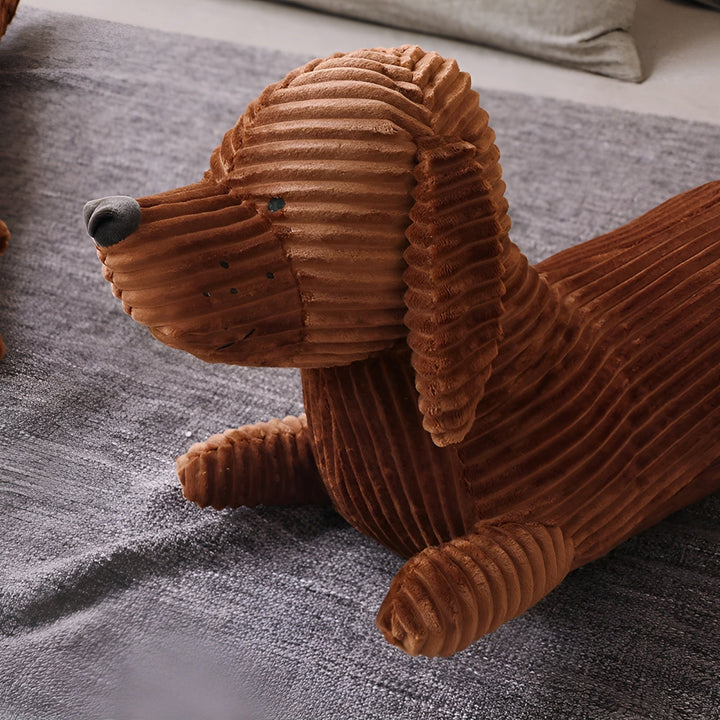 CALORA_ Ergonomisch Teckel Pluche Kussen voor Optimaal Comfort
