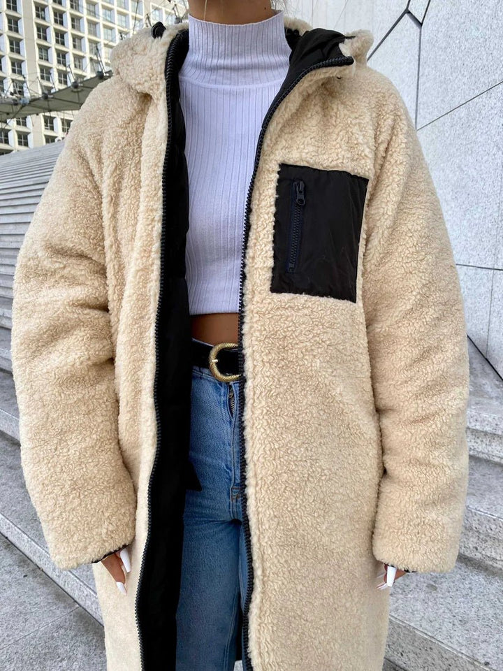 Estana | Warme Omkeerbare Winterjas-Zomer Jassen-Calora-Bruin-S-Calora