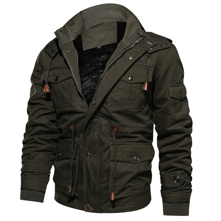 Evander | Commanders Winterjas met Capuchon-Zomer Jassen-Calora-Leger groen-S-Calora