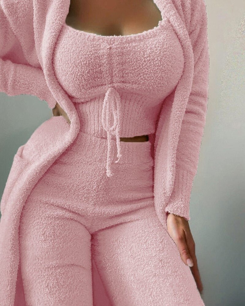 Everson | Lounge Set (3 In 1 Set)-Sets & Pakken-Calora-Roze-S-Calora