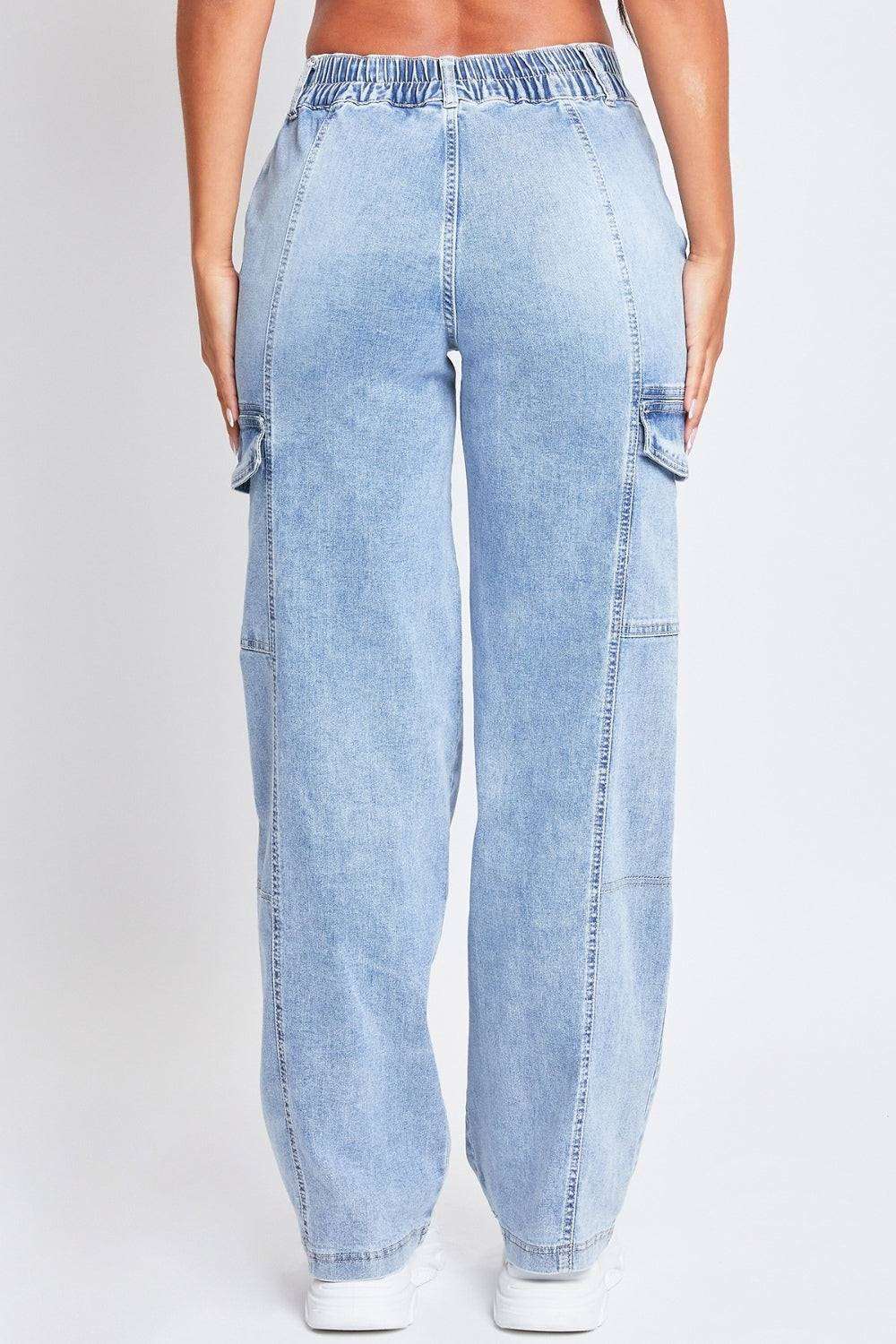 Faelyn | Rechte Cargo-Jeans met hoge taille-Pantalons-Calora-S-Calora