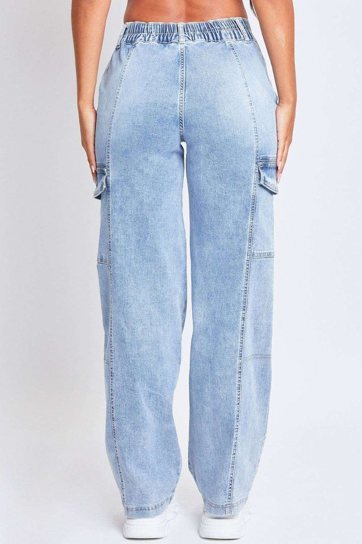 Faelyn | Rechte Cargo-Jeans met hoge taille-Pantalons-Calora-S-Calora