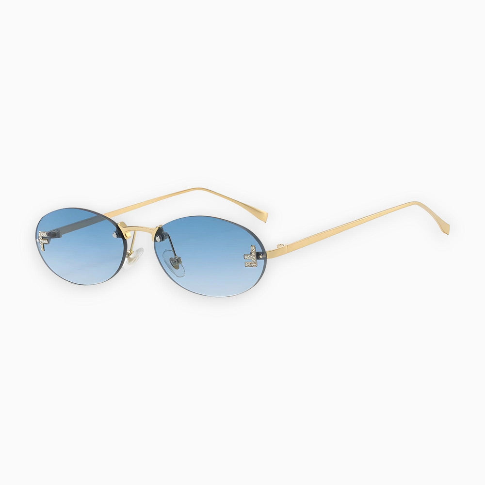 Fanelli Kosmische Elegante Zonnebrillen met Getinte Glazen-Elektronica/Gadgets-Calora-Blue glasses-Calora