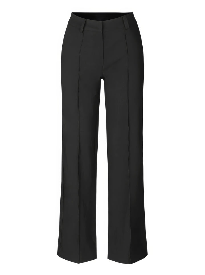 Fayana | Stijlvolle Pantalon met hoge Taille-Pantalons-Calora-Zwart-S-Calora