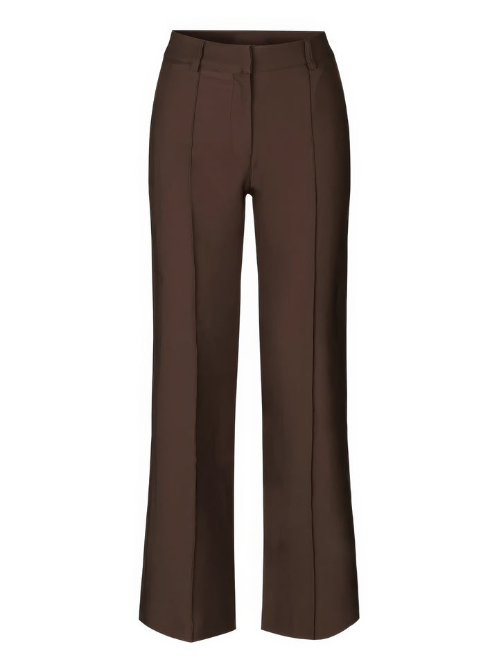 Fayana | Stijlvolle Pantalon met hoge Taille-Pantalons-Calora-Zwart-S-Calora