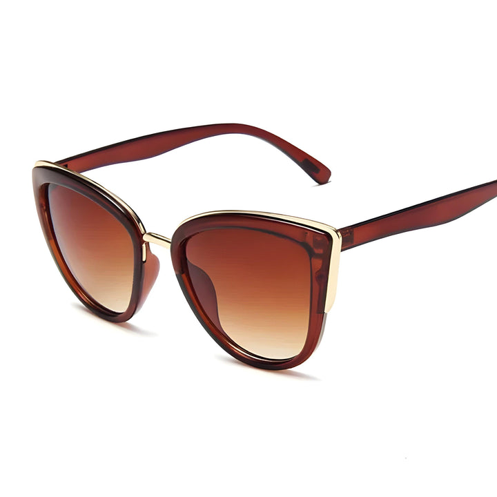 Fayra | Luxe Cat Eye Bril Dames – Stijlvol & Trendy-Elektronica/Gadgets-Calora-Bruin-Calora