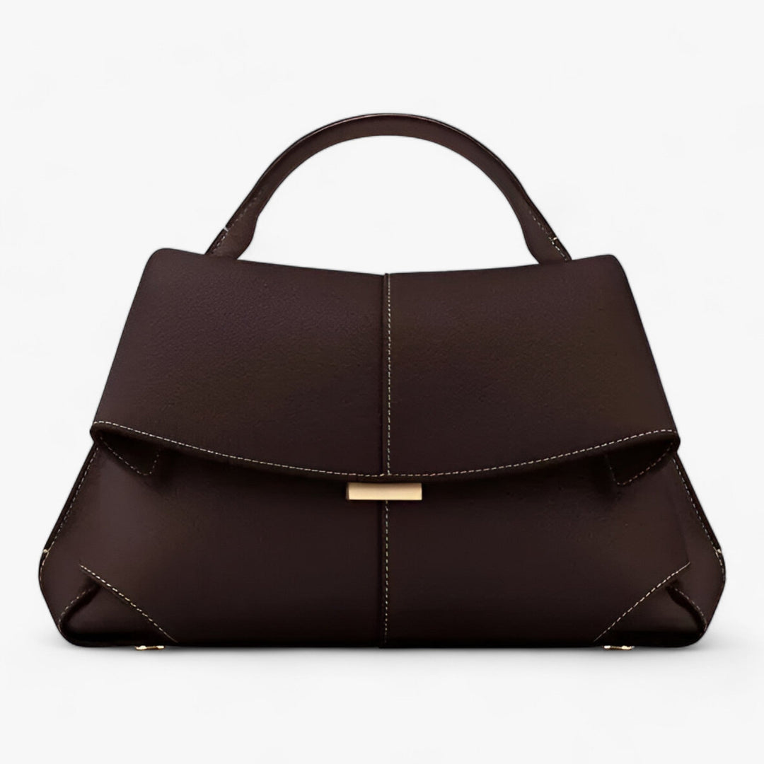 Feravini | Elegante Leren Handtas-Handtassen-Calora-Bordeaux-Calora