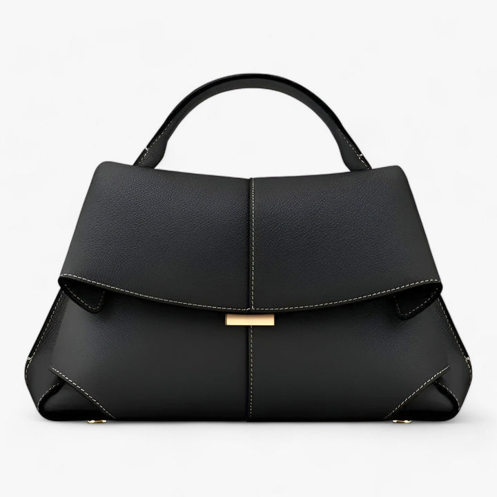 Feravini | Elegante Leren Handtas-Handtassen-Calora-Zwart-Calora