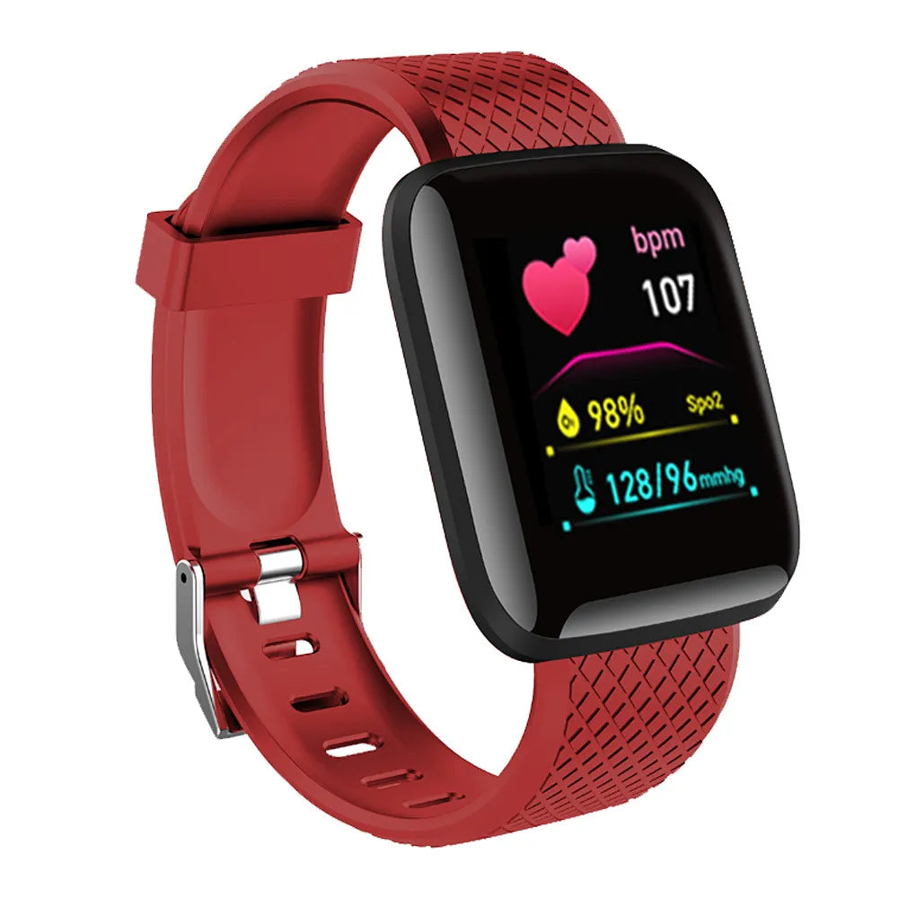 FitLifestyle | Multifunctionele Smartwatch met Sportfuncties-Elektronica/Gadgets-Calora-Rood-Calora