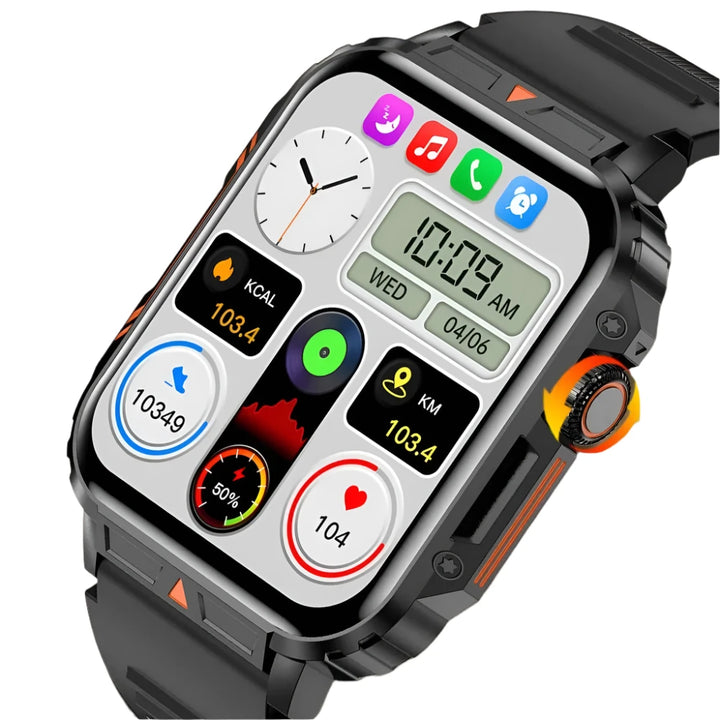 FitWave | Smartwatch met 1.95 Inch Scherm en Gezondheidsmonitoring-Elektronica/Gadgets-Calora-Roze-Calora