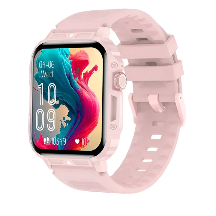 FitWave | Smartwatch met 1.95 Inch Scherm en Gezondheidsmonitoring-Elektronica/Gadgets-Calora-Roze-Calora