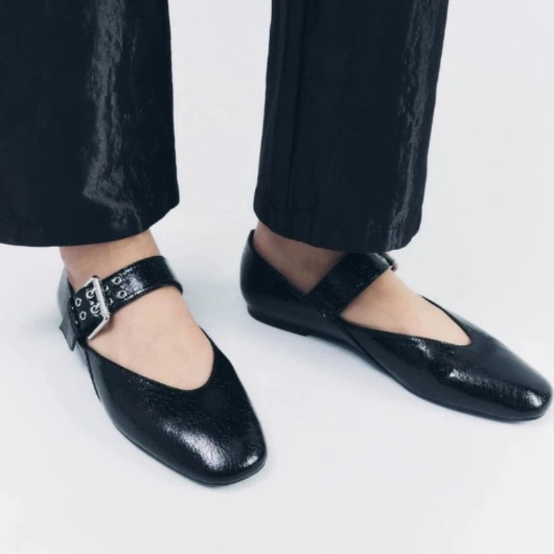 CALORA_ Flats Espadrilles voor Vrouwen met Retro Luipaard Print