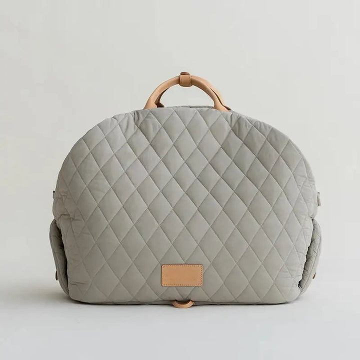 Fluffyheaven | Luxe Honden Reis Draagtas-Handtassen-Calora-Licht Grijs-M-Calora