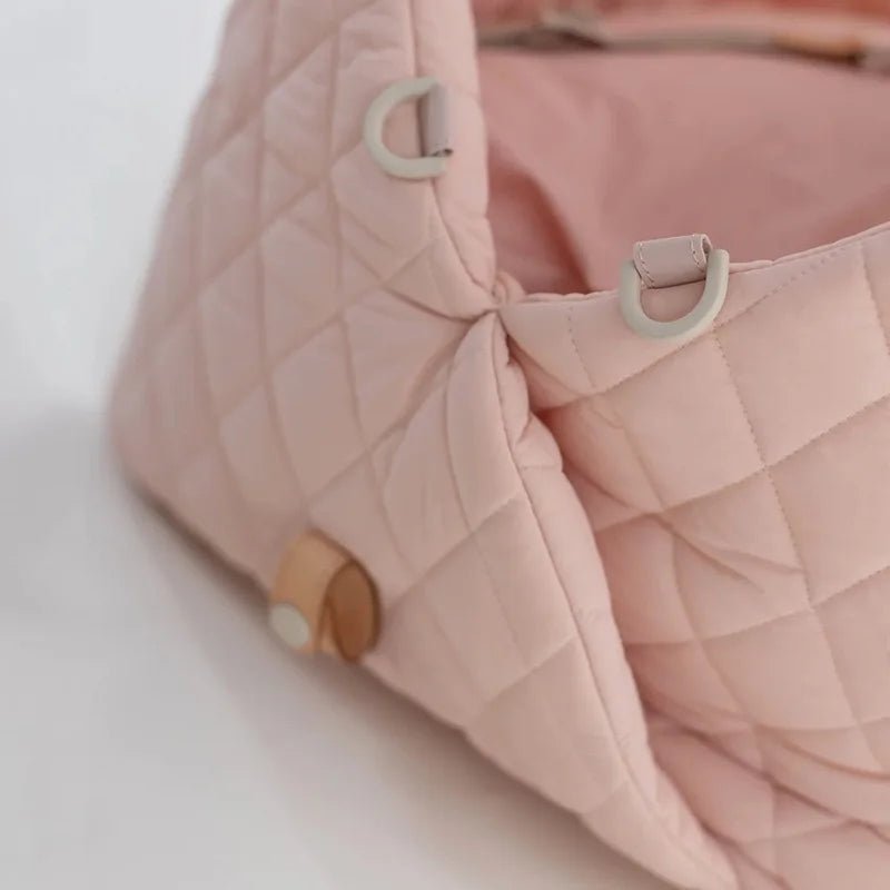 Fluffyheaven | Luxe Honden Reis Draagtas-Handtassen-Calora-Roze-M-Calora