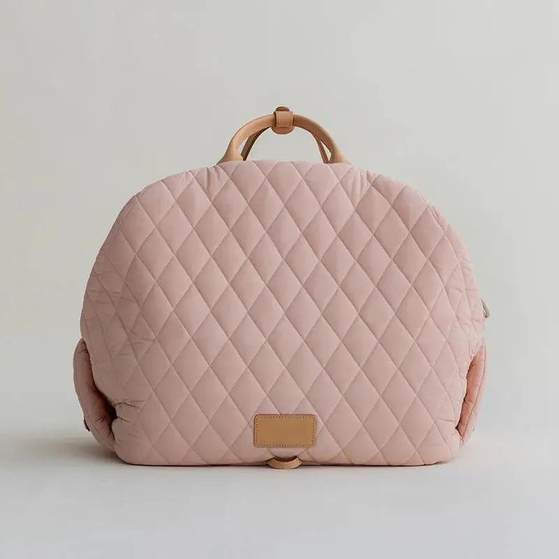 Fluffyheaven | Luxe Honden Reis Draagtas-Handtassen-Calora-Roze-M-Calora