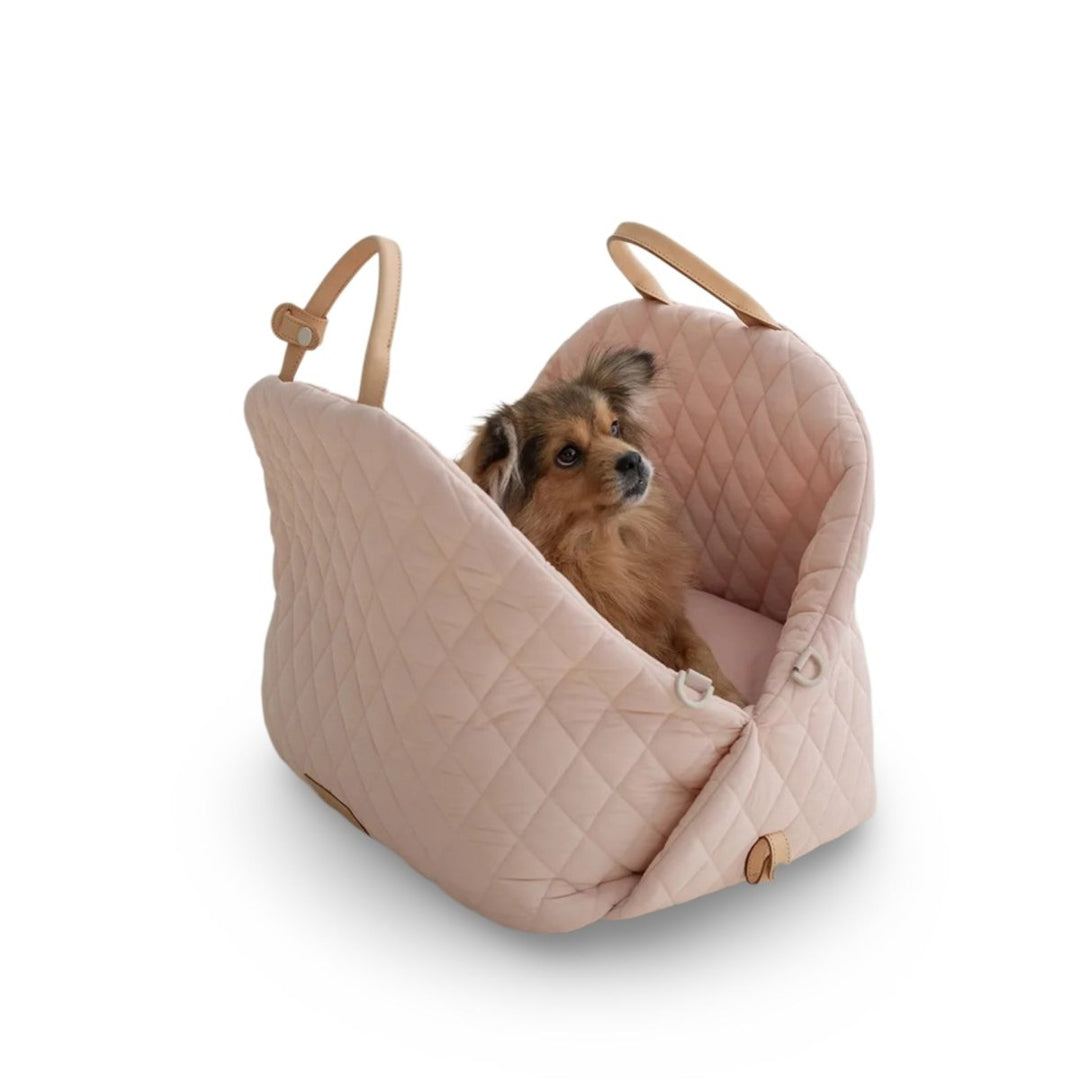 Fluffyheaven | Luxe Honden Reis Draagtas-Handtassen-Calora-Roze-M-Calora