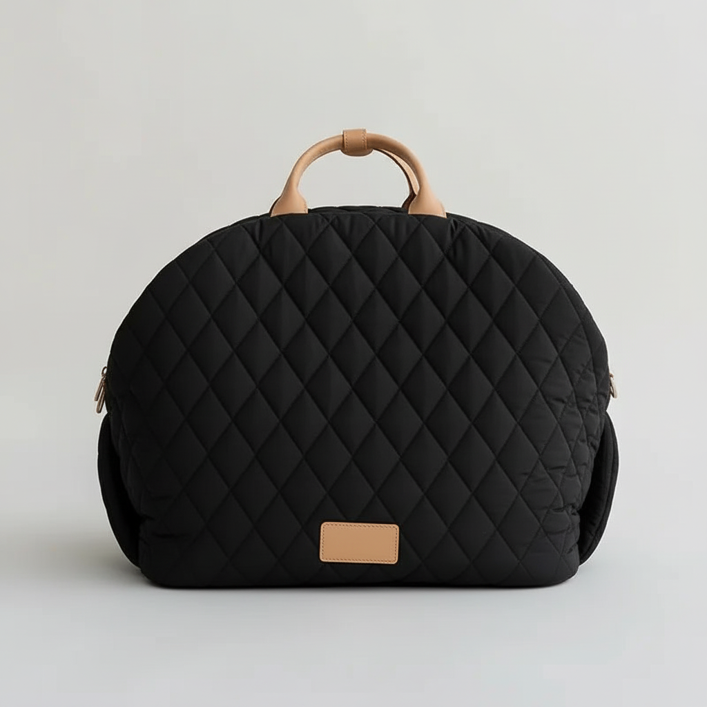 Fluffyheaven | Luxe Honden Reis Draagtas-Handtassen-Calora-Zwart-M-Calora