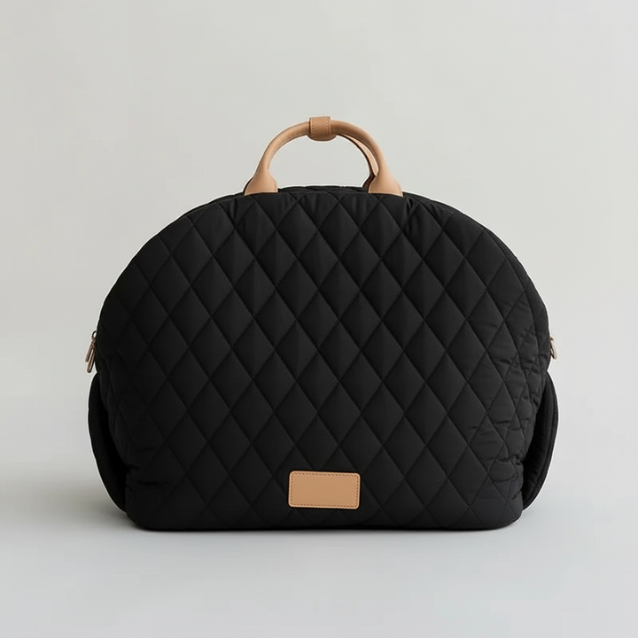 Fluffyheaven | Luxe Honden Reis Draagtas-Handtassen-Calora-Zwart-M-Calora