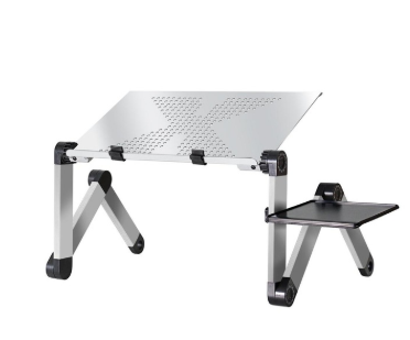 CALORA_ Fluxion | Kantelbare Laptopstandaard - Ergonomisch met muispad