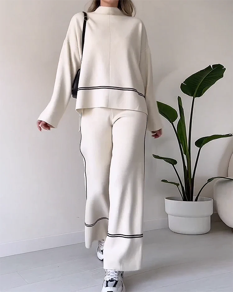 CALORA_ Fundira | Warme & Stijlvolle Dames Set - Pak met col