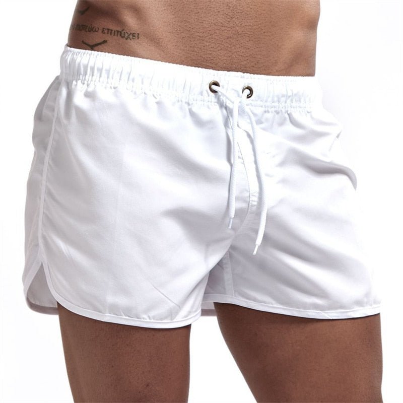 Furius | Comfortabele Zwembroek - Elastische tailleband-Zwemkleding-Calora-Wit-S-Calora